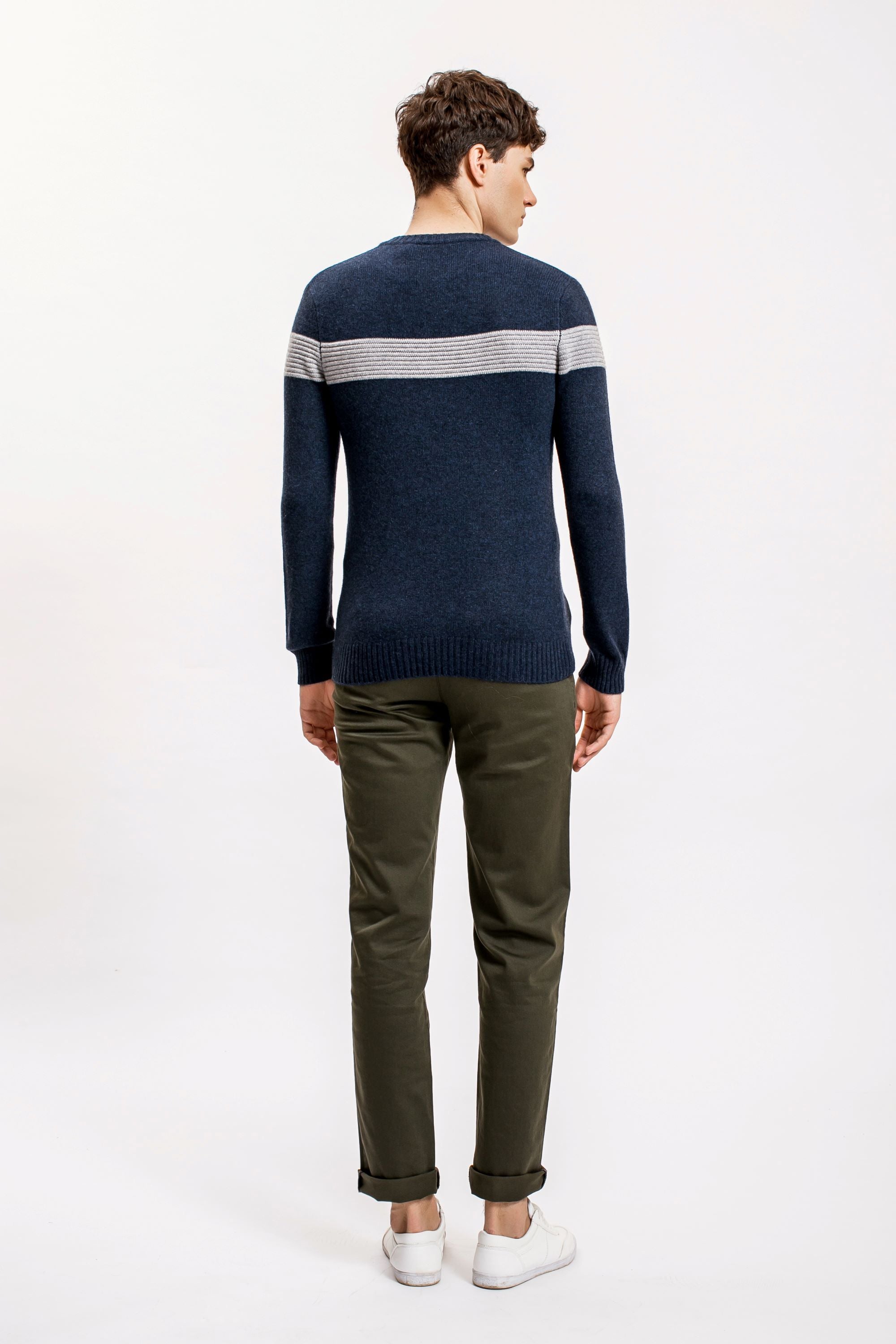 Navy Stripe Sweater