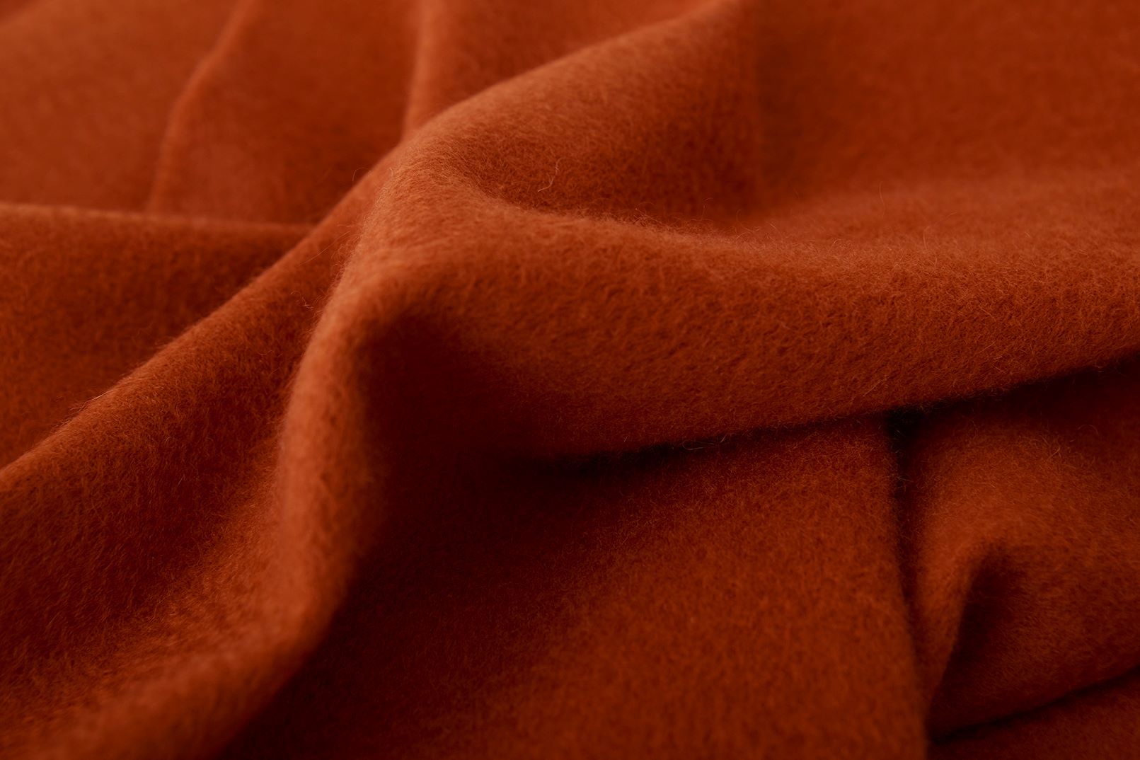 Large Cashmere Scarf, Rust