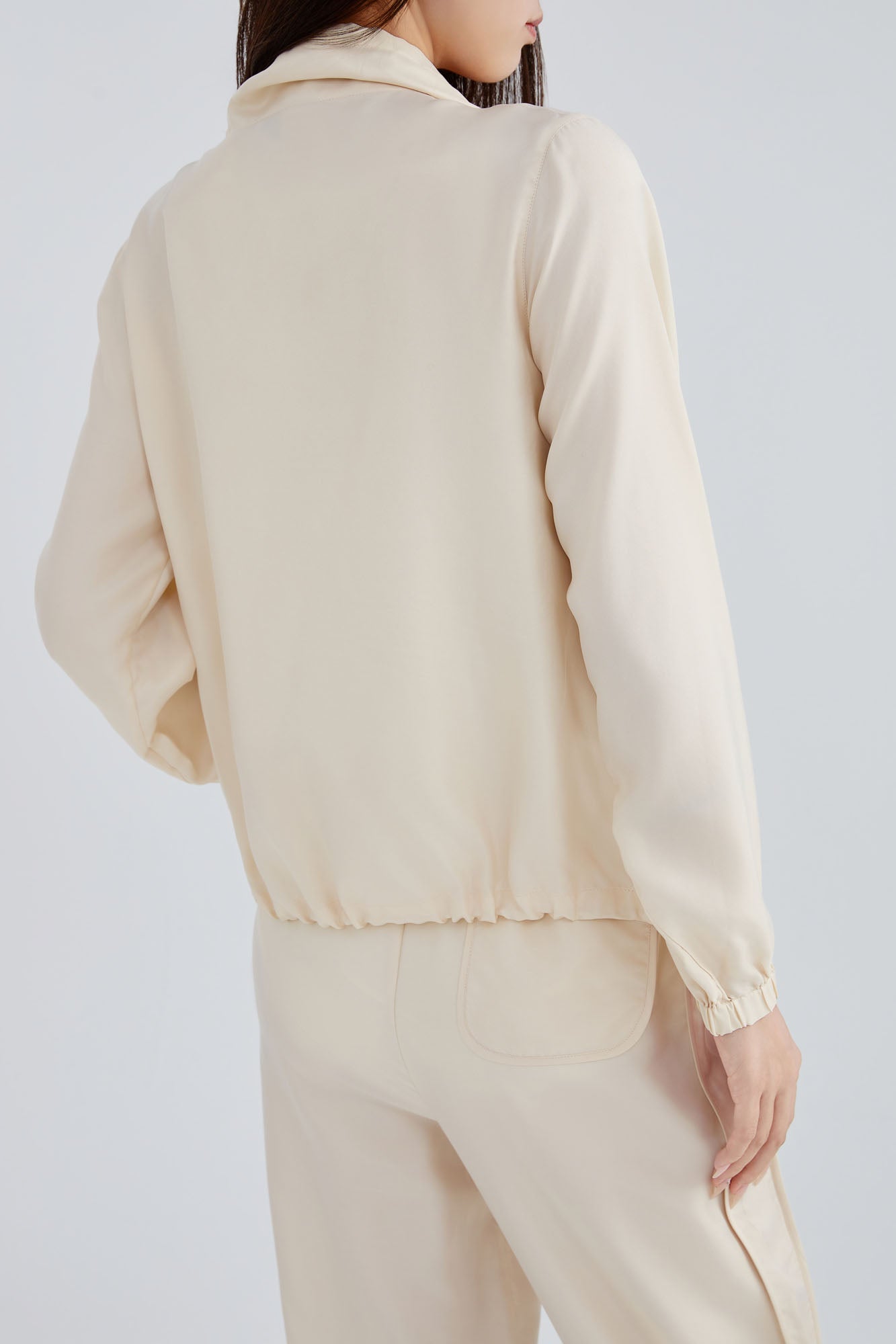 Silk UV Protection Funnel Neck Sport Hoodie