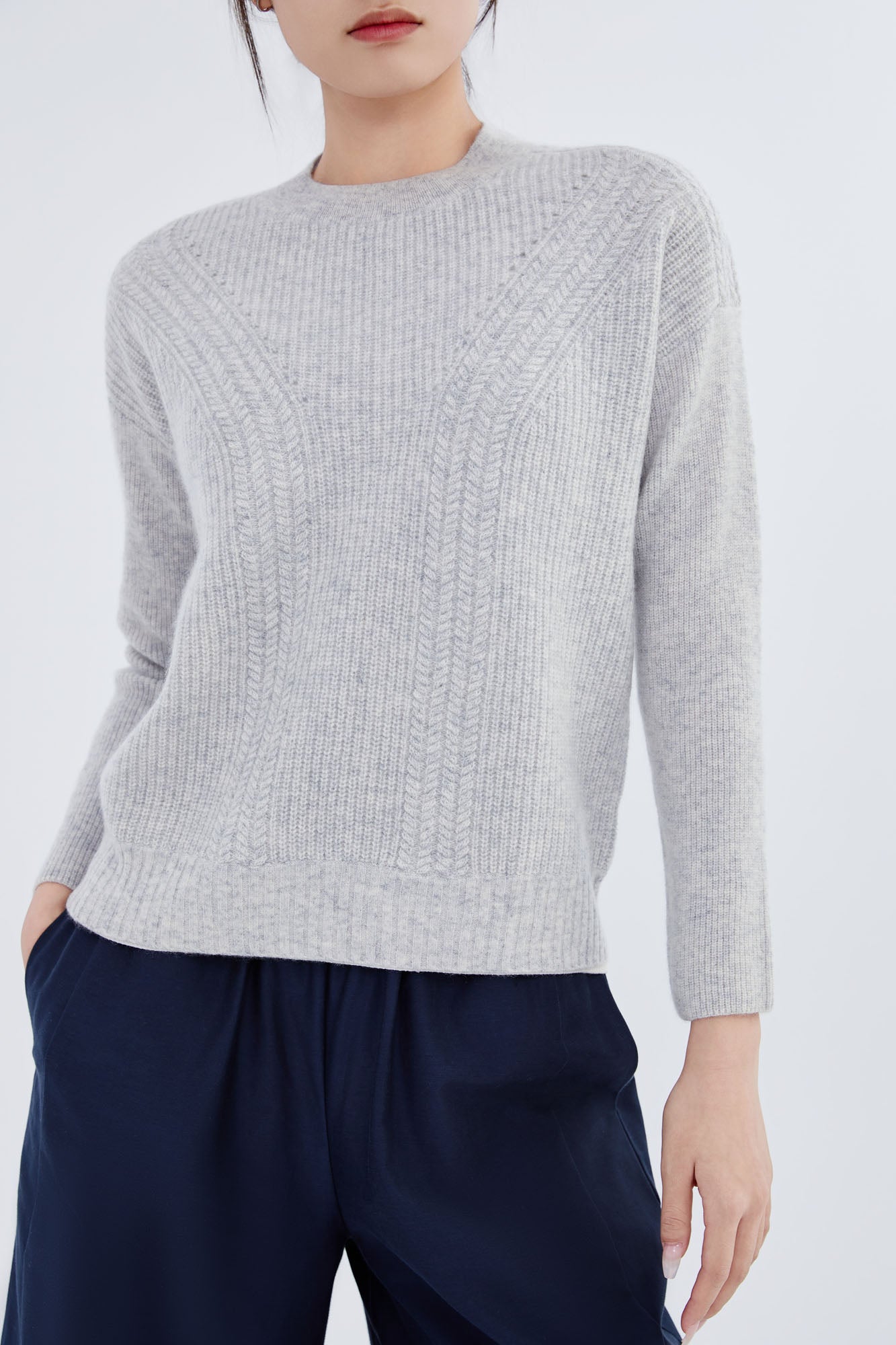 Cashmere Ribbed Jumper