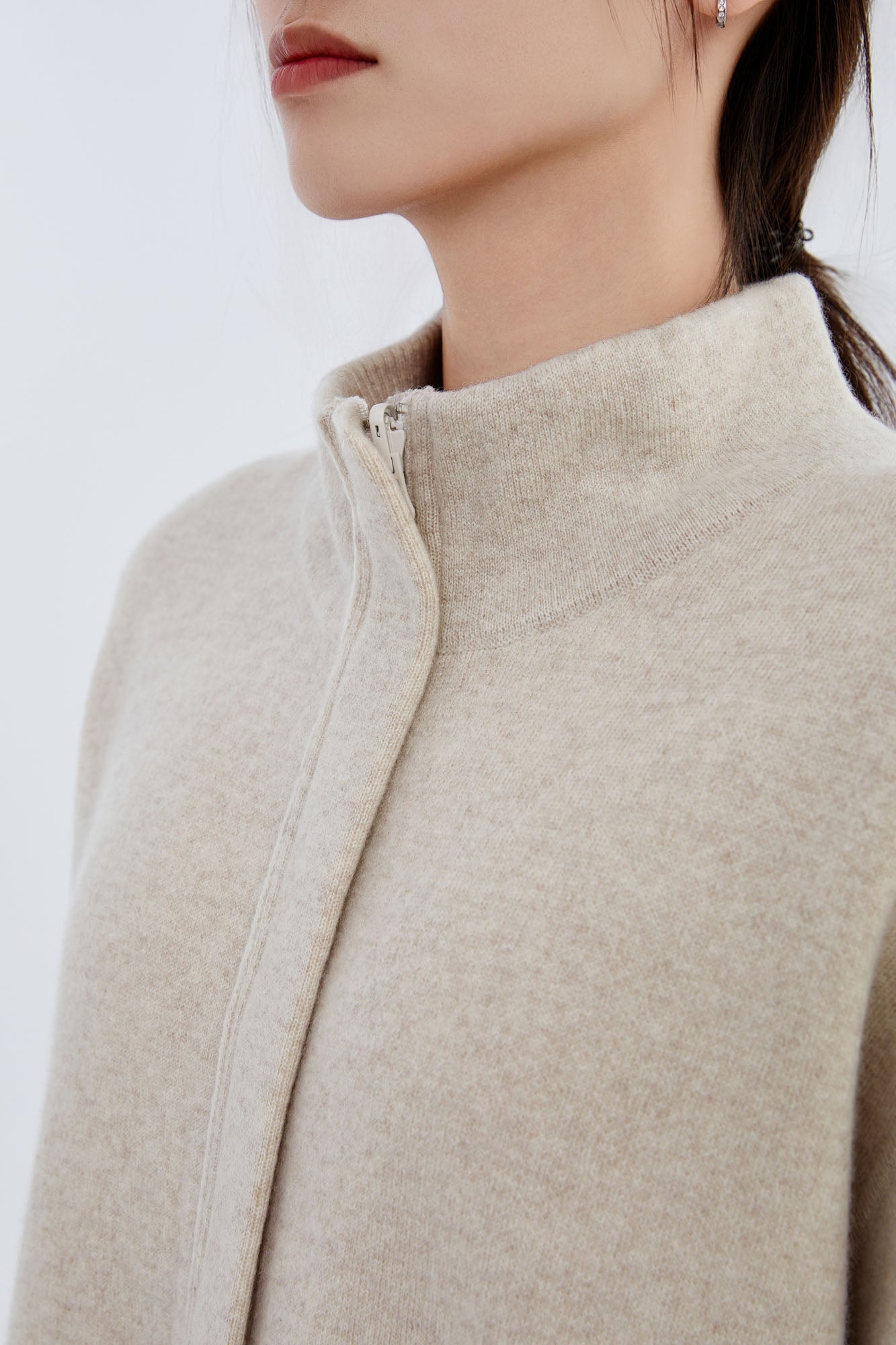 Cashmere Zip Jacket