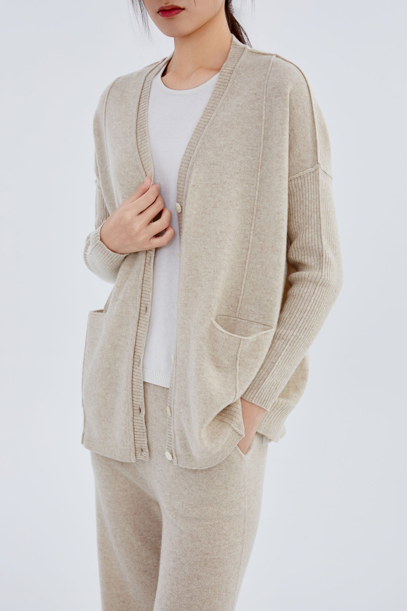 Cashmere Long Cardigan
