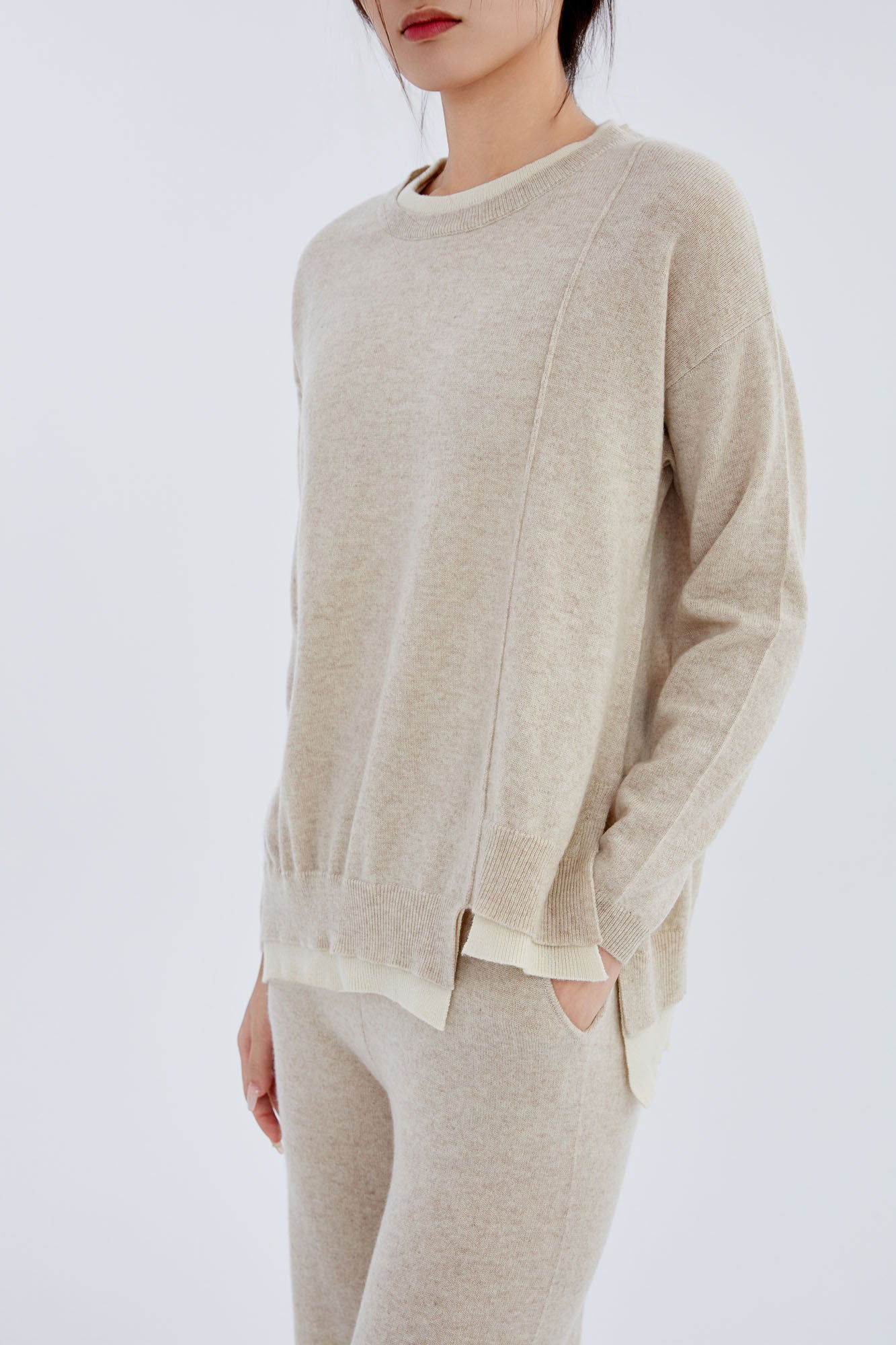 Cashmere Asymmetric Sweater
