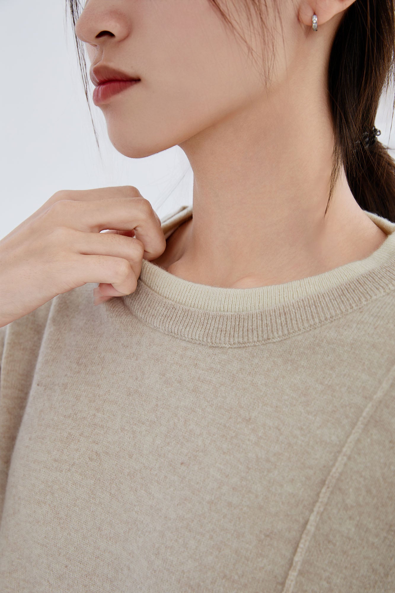 Cashmere Asymmetric Sweater