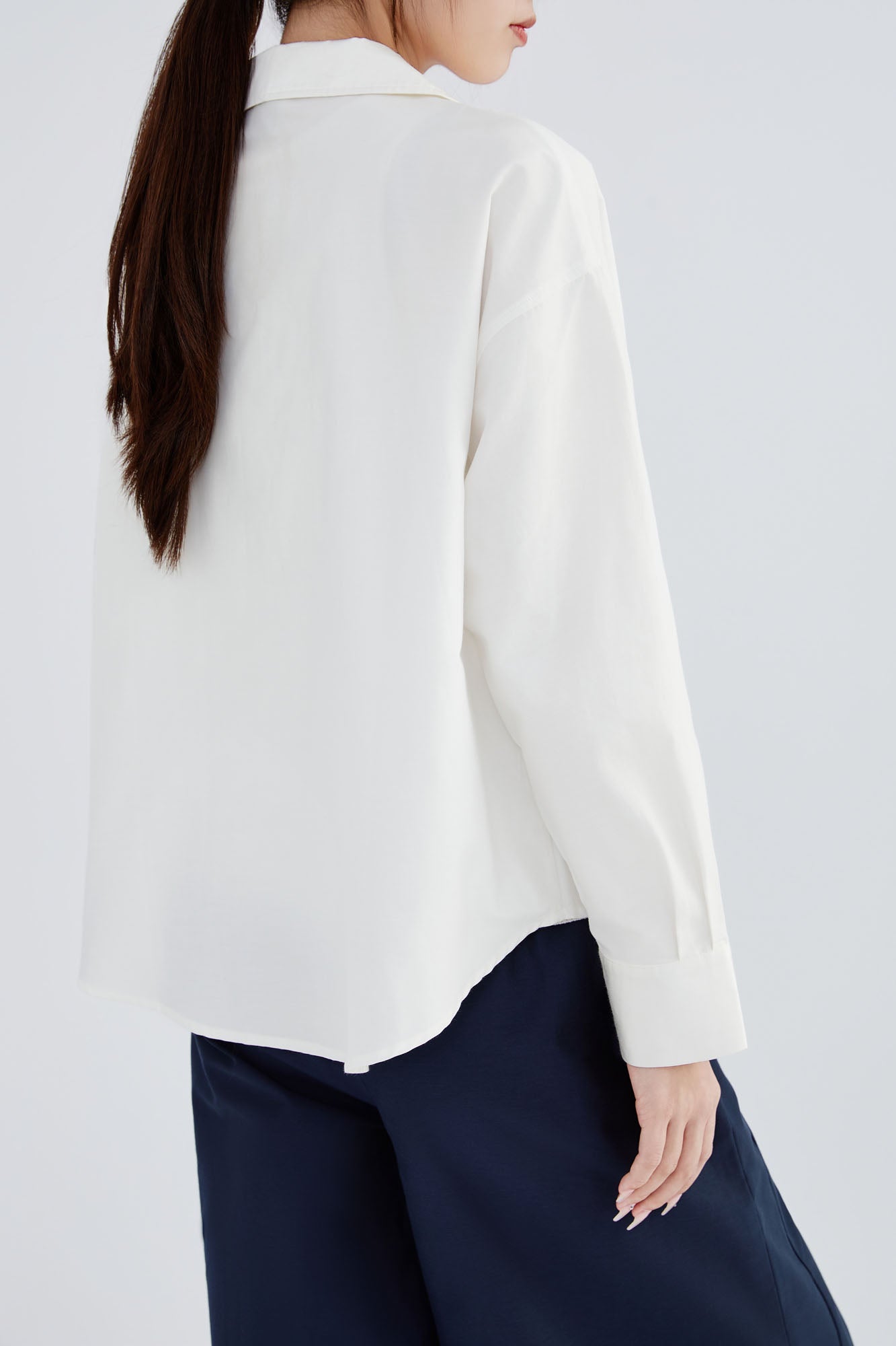 Silk & Cotton Flare Shirt