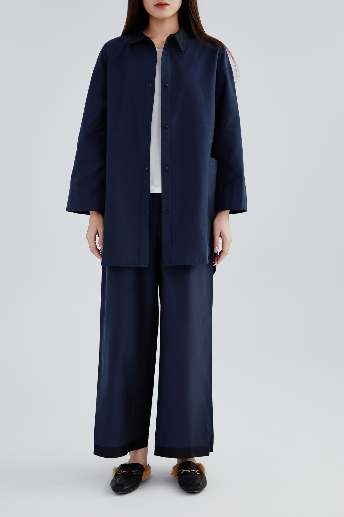 Silk & Cotton Shirt Jacket