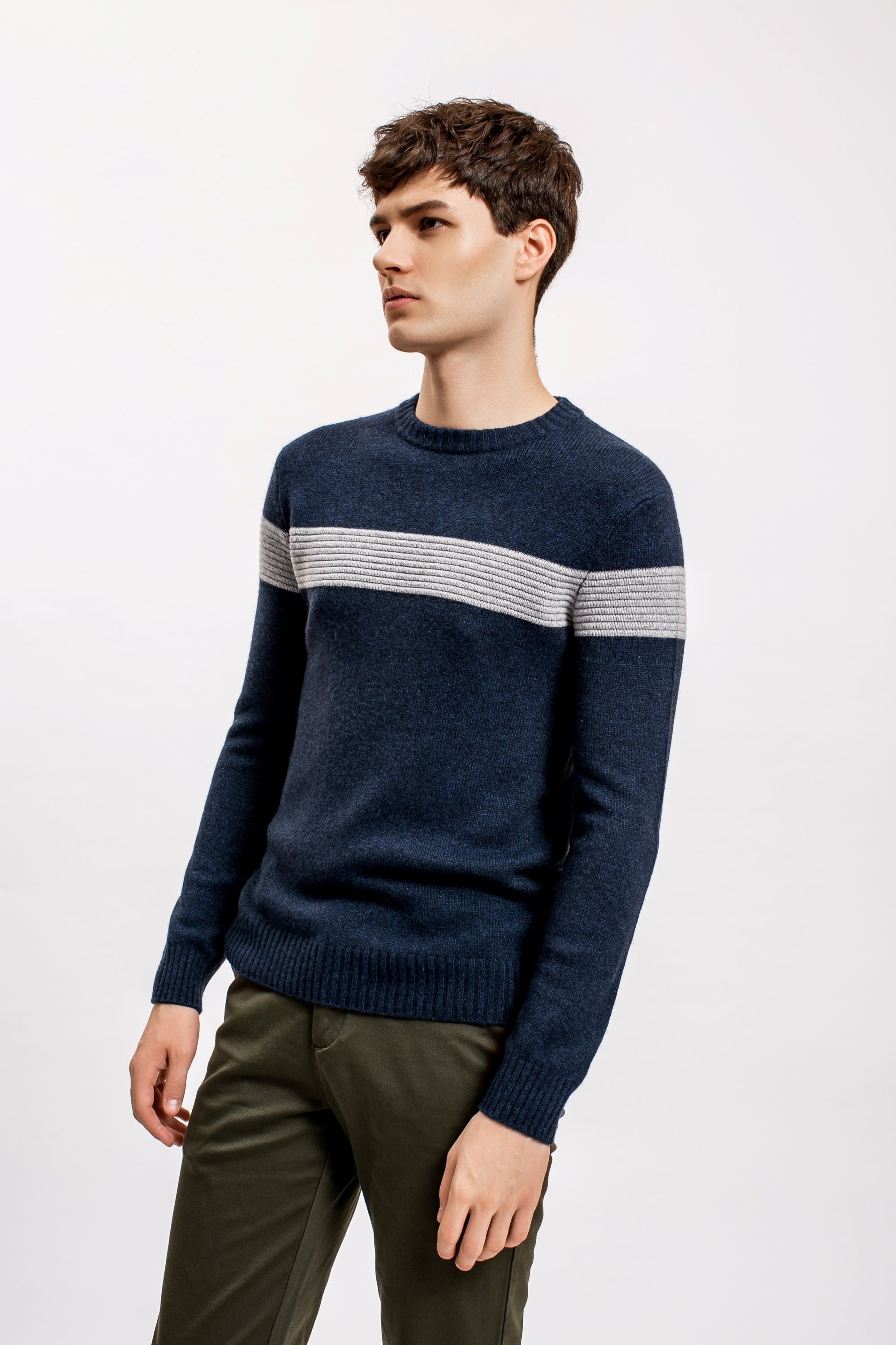 Navy Stripe Sweater