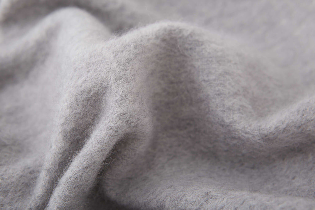 Large Cashmere Scarf, Grey