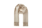 Large Cashmere Scarf, Oatmeal