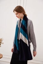 Hand Knitted Arrow Cashmere Scarf