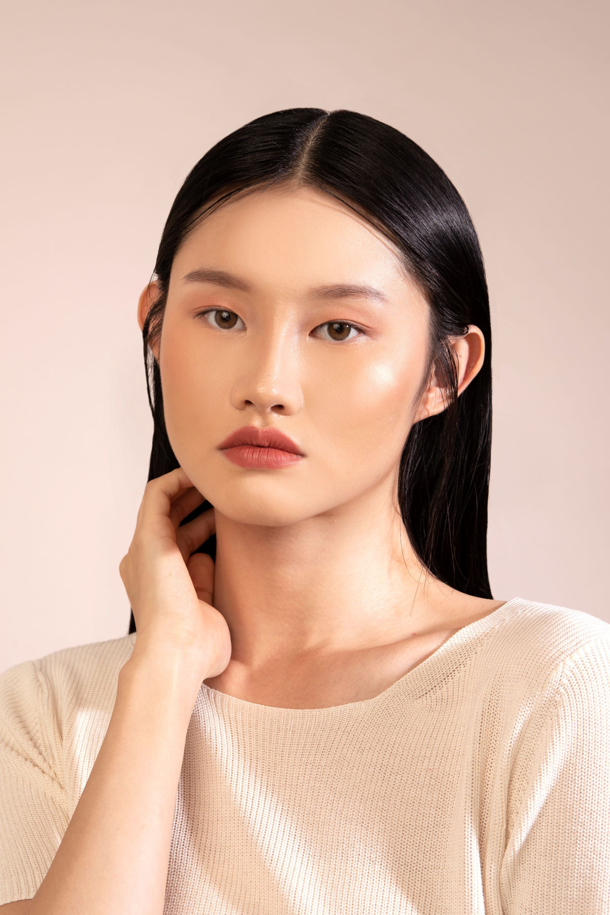 Silk Cotton Short Sleeve Sweater, White