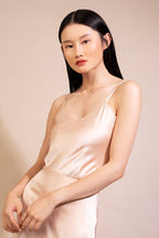 Silk Strappy Dress