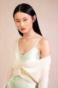Superfine Cashmere Crop Cardigan