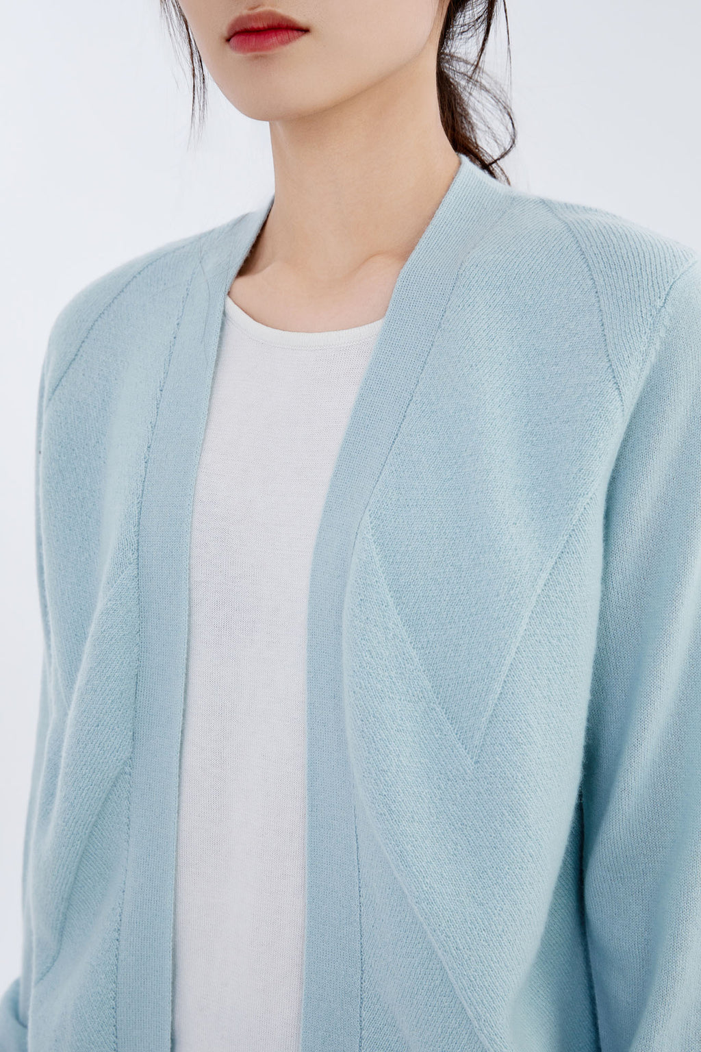 Cashmere Chervon Cardigan