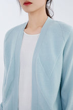 Cashmere Chervon Cardigan