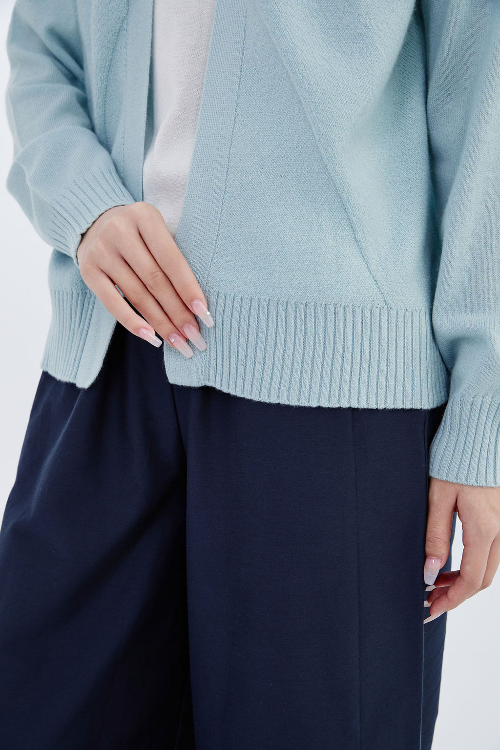 Cashmere Chervon Cardigan