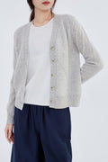 Cashmere Chervon Cardigan