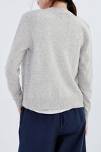 Cashmere Chervon Cardigan