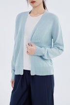 Cashmere Chervon Cardigan