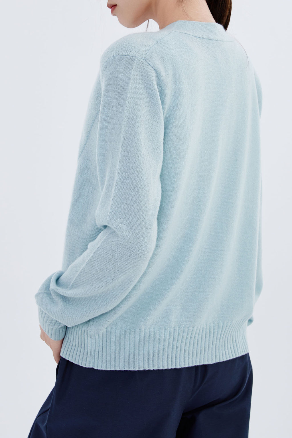 Cashmere Chervon Cardigan