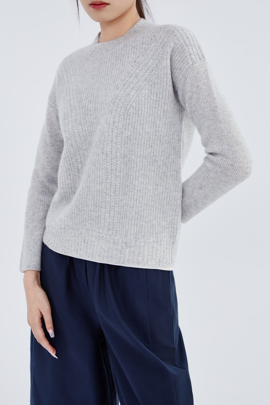 Cashmere Ribbed Jumper