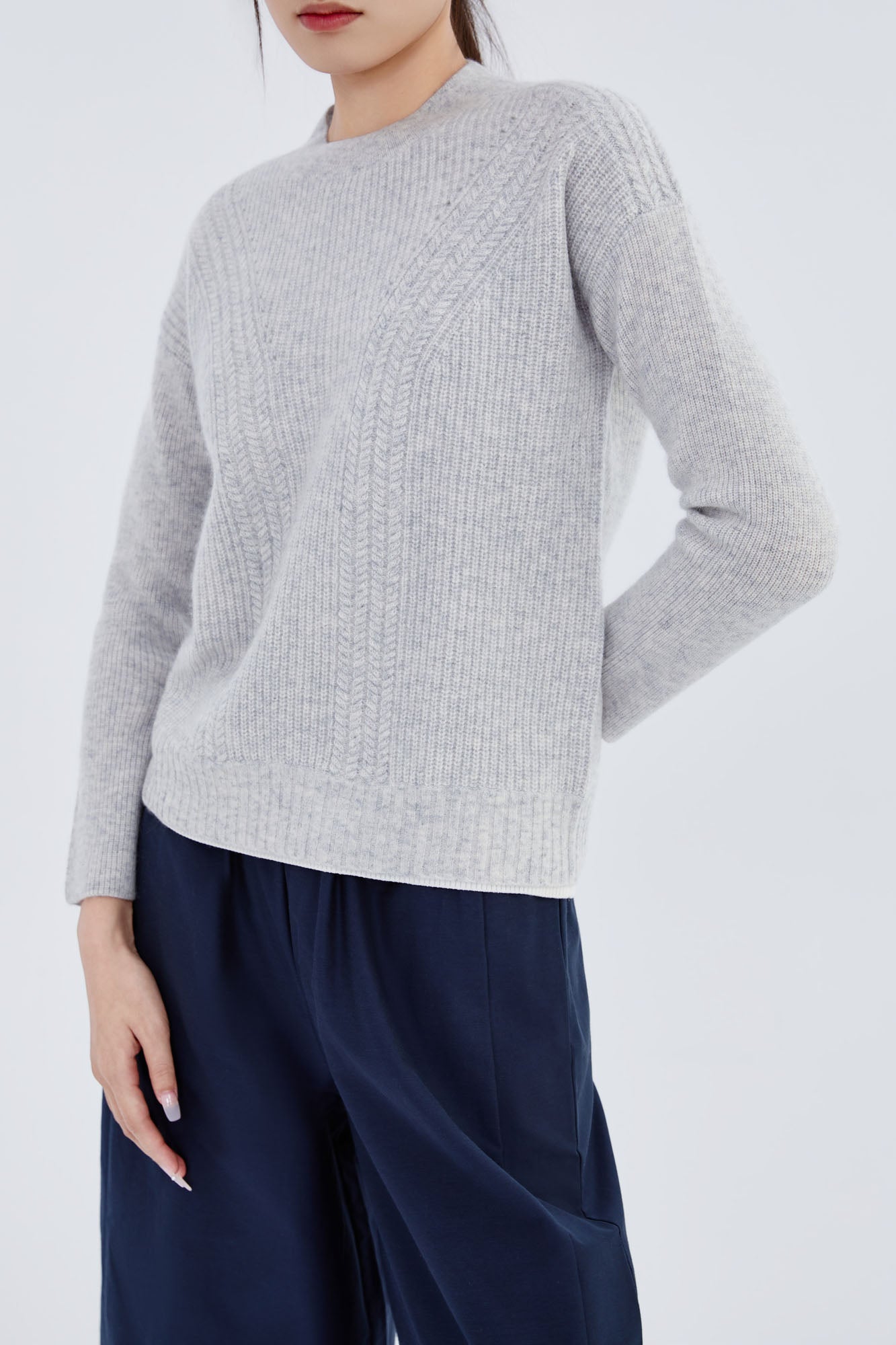 Cashmere Ribbed Jumper