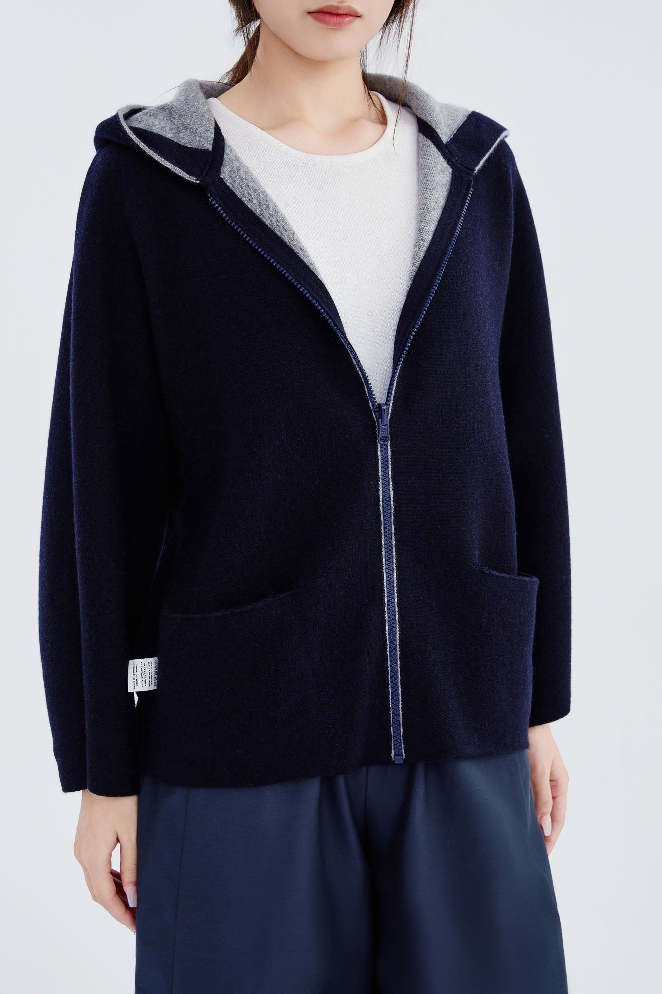 Cashmere Hooded Jacket