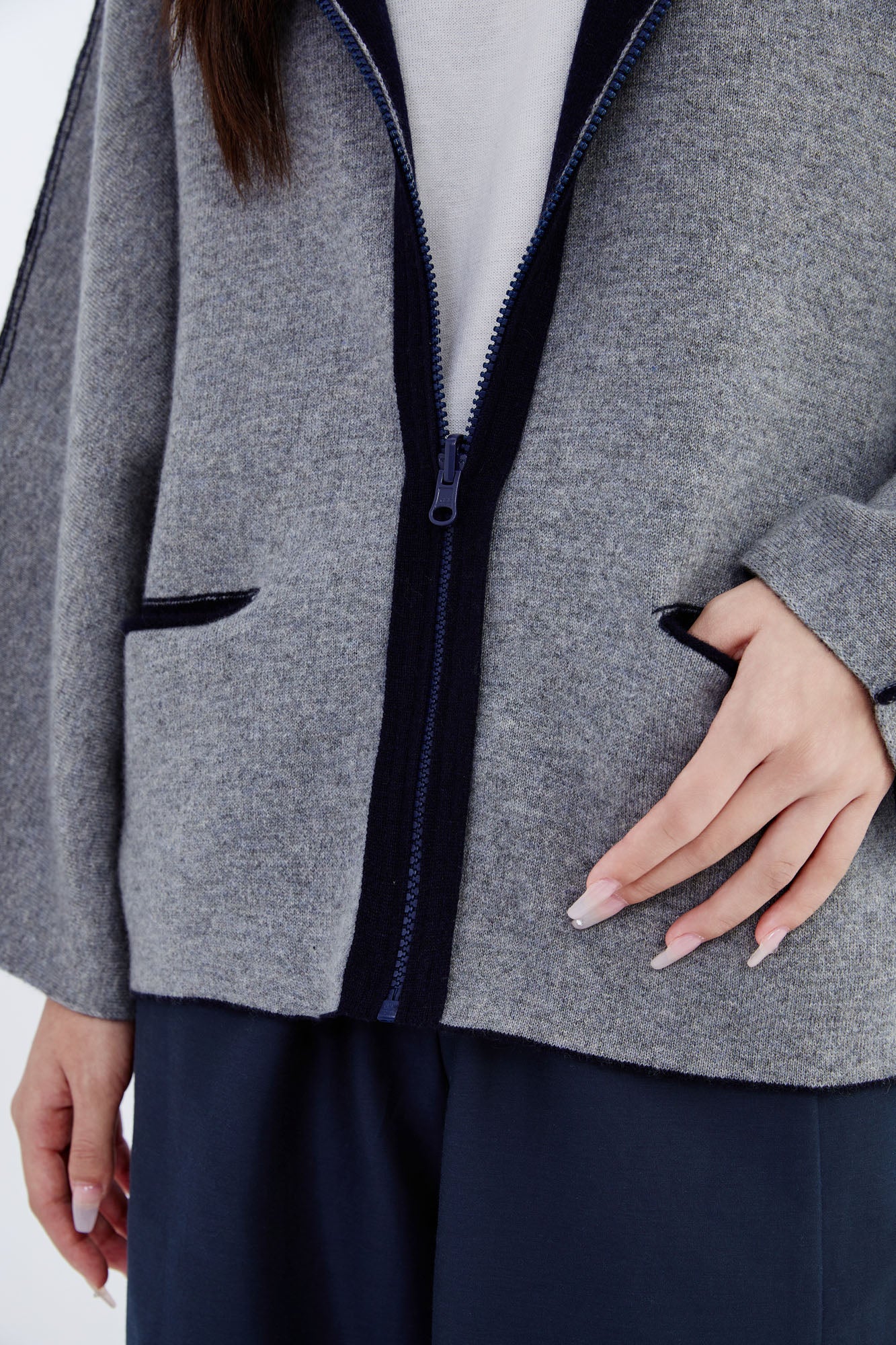 Cashmere Hooded Jacket