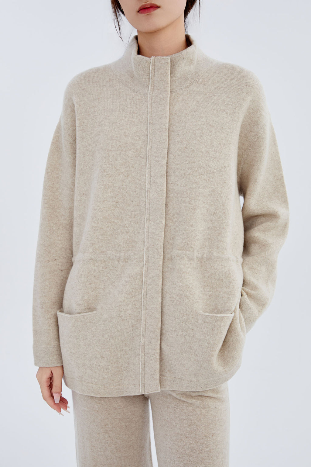 Cashmere Zip Jacket