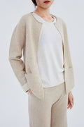 Cashmere Open Cardigan