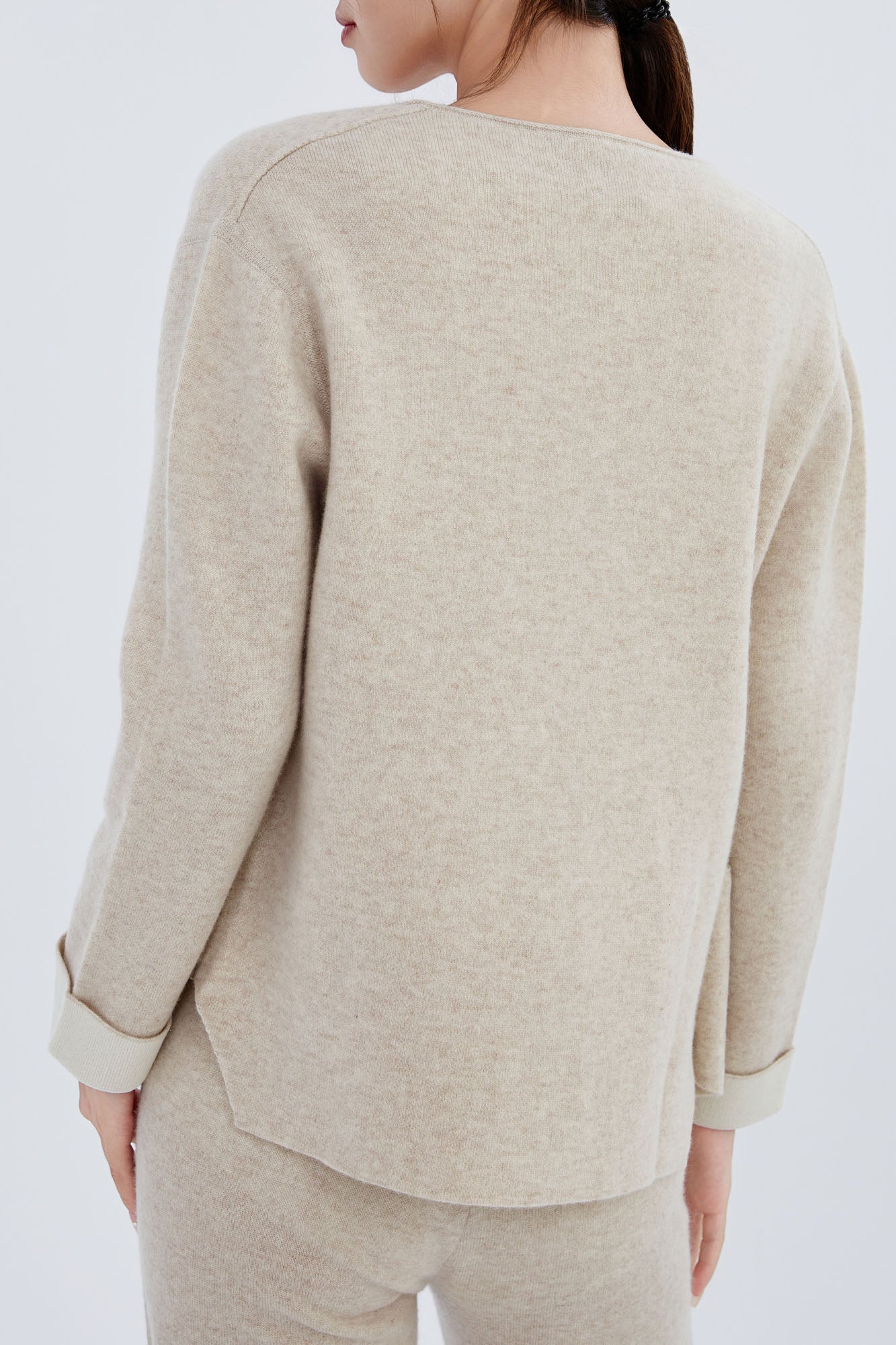 Cashmere Open Cardigan