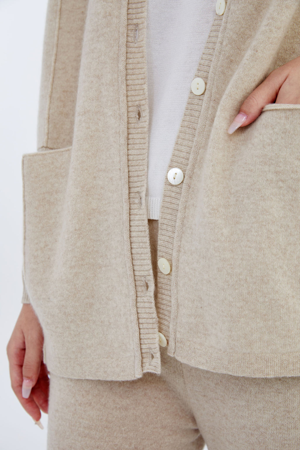 Cashmere Long Cardigan