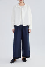 Silk & Cotton Flare Shirt
