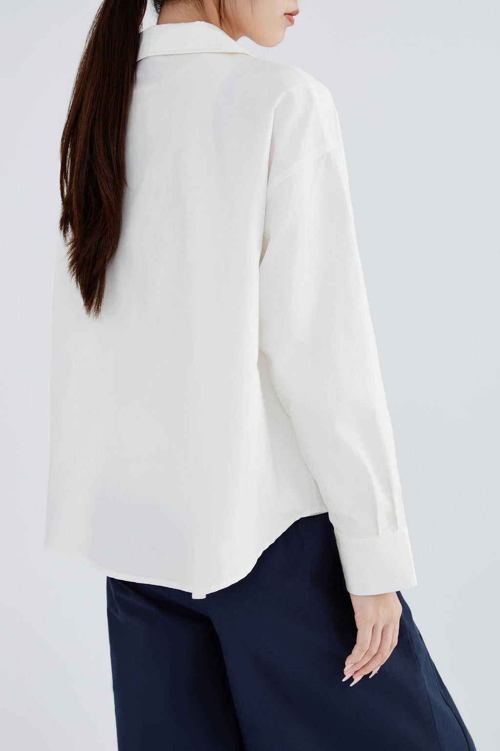 Silk & Cotton Flare Shirt
