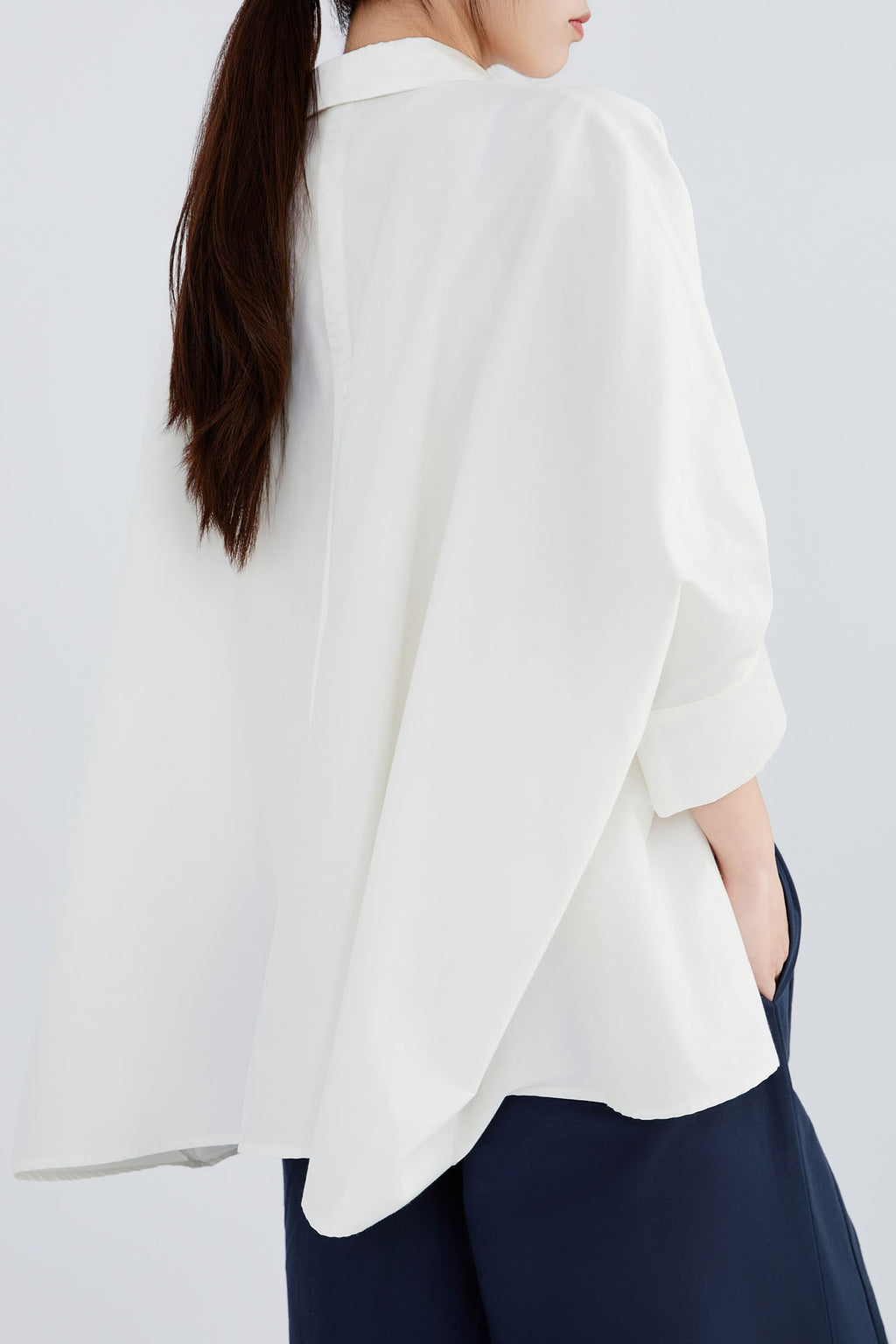 Silk & Cotton Loose Fit Shirt