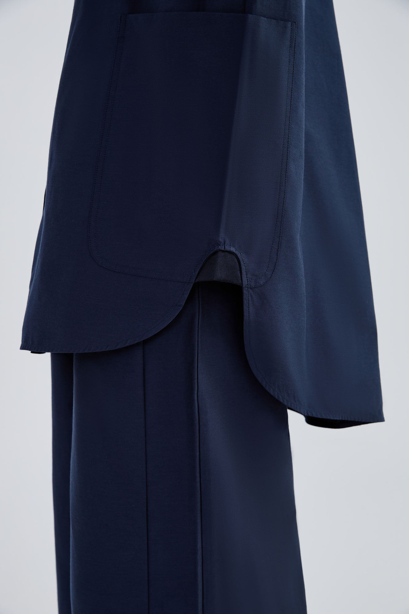 Silk & Cotton Shirt Jacket