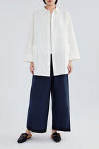 Silk & Cotton Shirt Jacket