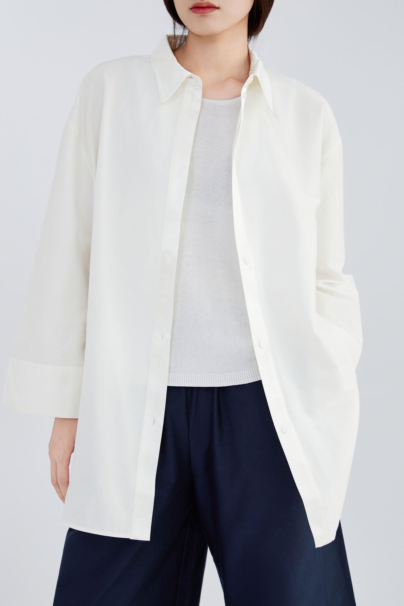 Silk & Cotton Shirt Jacket