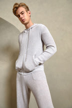 Cotton Ribbed Hoodie