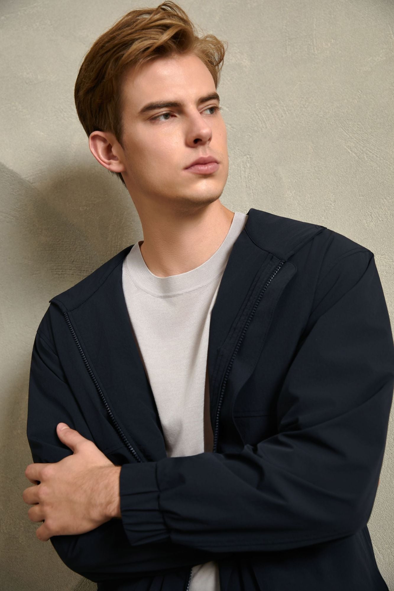 Quick Dry Hooded Windbreaker, Black