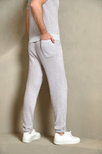 Cotton Ribbed Jogger Pants