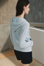 Cotton Ribbed Hoodie