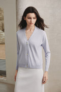 Cotton V-Neck Cardigan