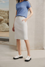 Cotton Pencil Skirt