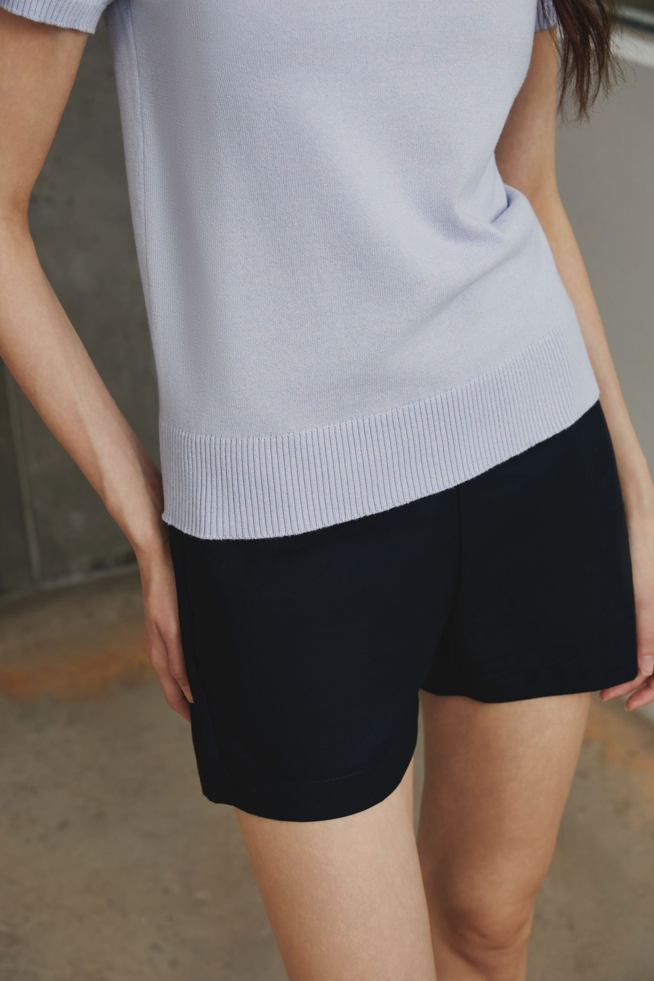 Cotton Shorts, Black