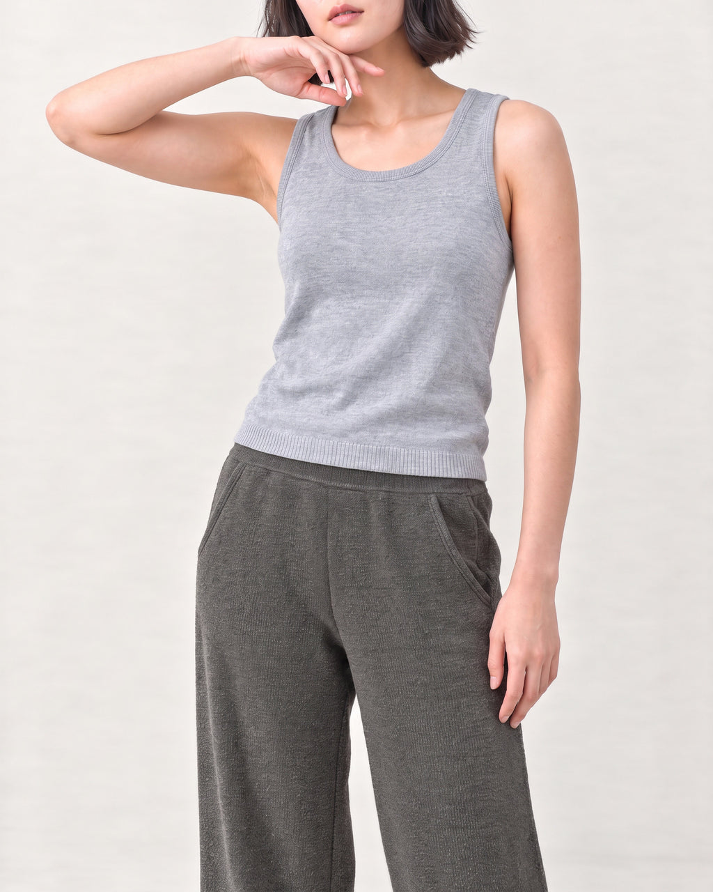 Cotton Blend Vest
