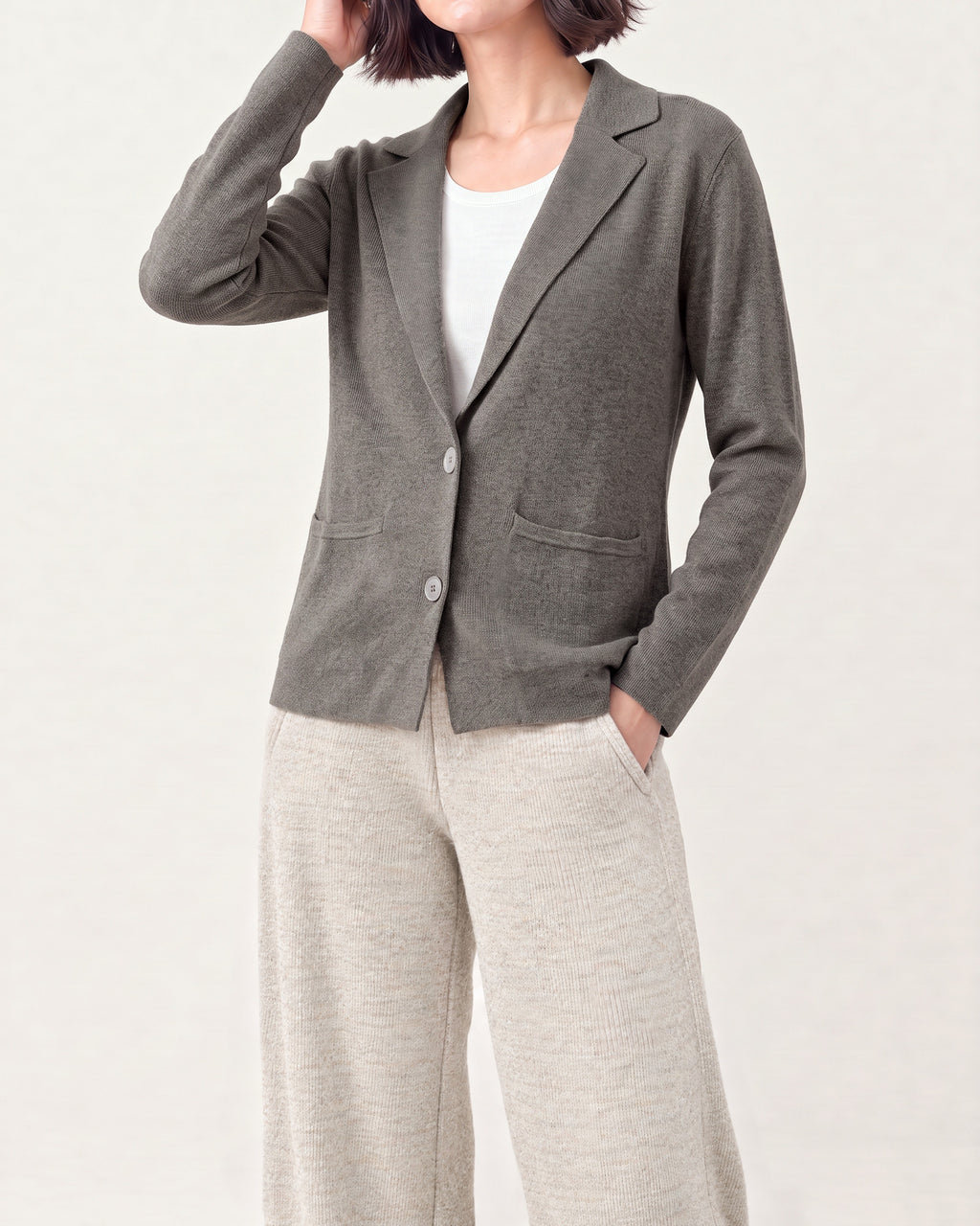 Cotton Blend Cardigan