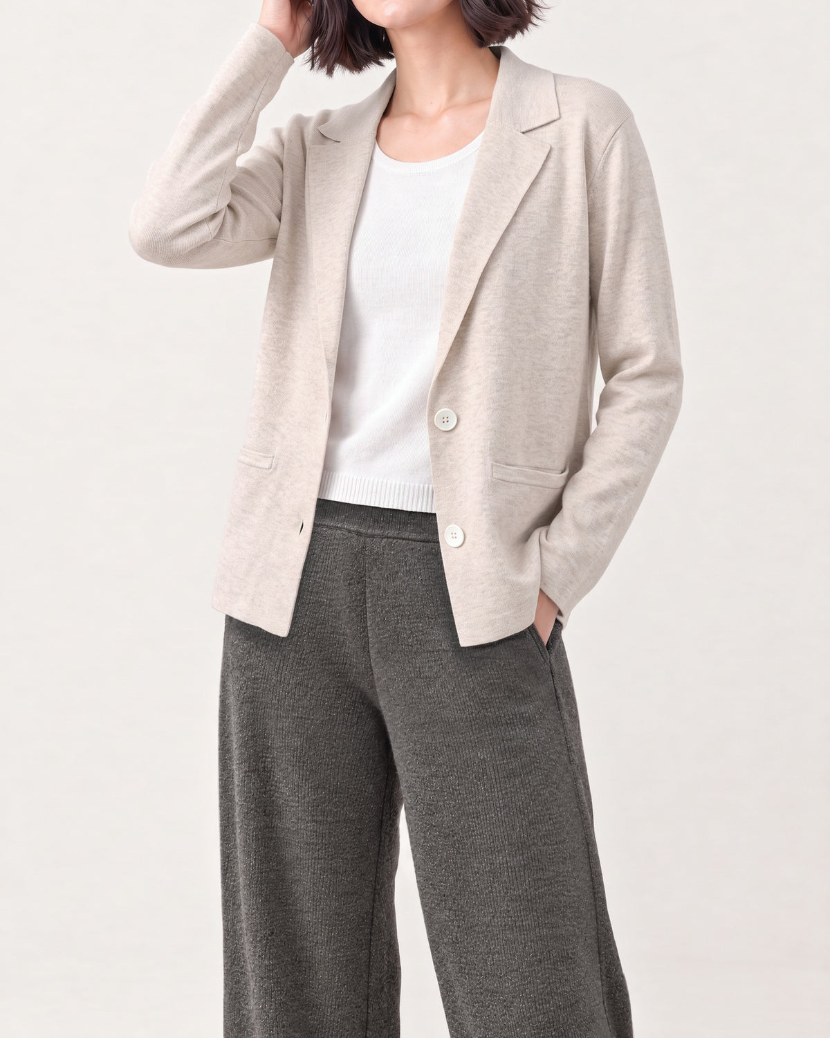 Cotton Blend Cardigan