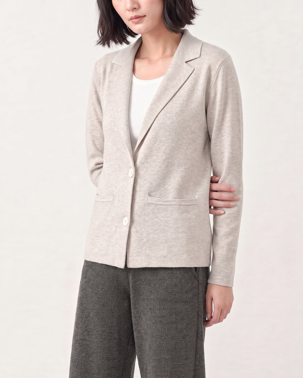Cotton Blend Cardigan