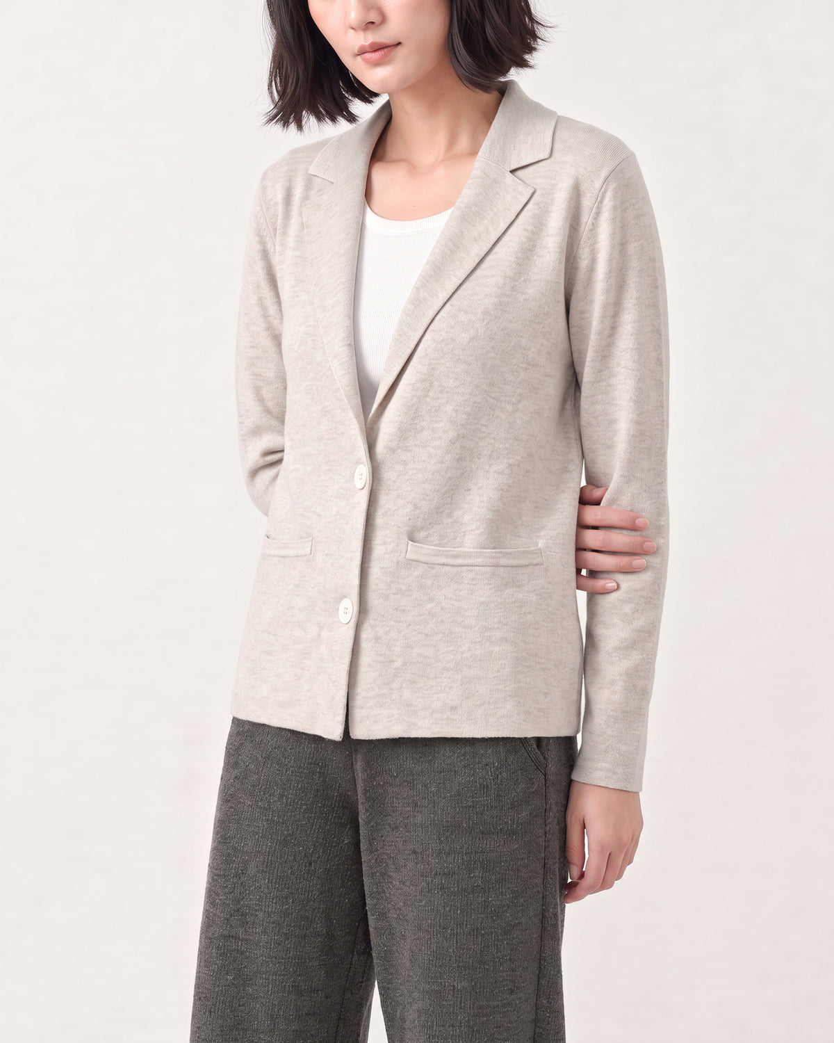 Cotton Blend Cardigan